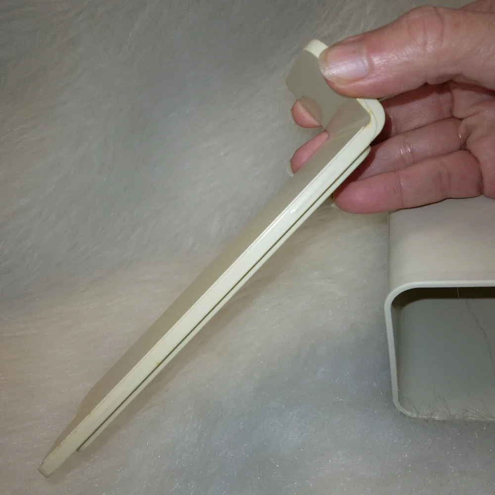 TUPPERWARE 1827-6 Vintage 3 piece cheese keeper, almond beige, 7 inches …